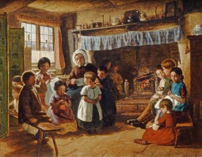 La scuola del cottage da Alfred Rankley